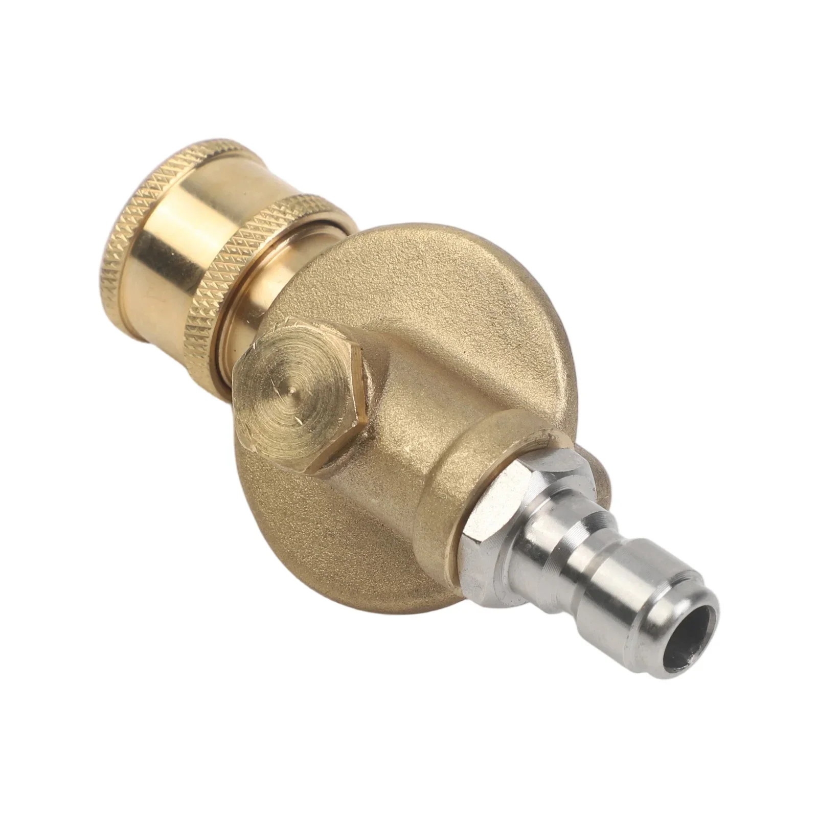 

4in Adjustable Nozzle For High Pressure Cleaner With For 360 Degree Swivel And /4 Interface Featuring Three Gear Bend