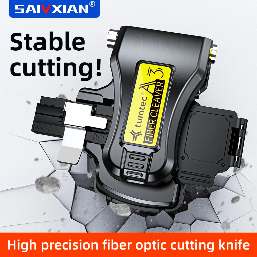 saivxian-a3-tumtec-one-step-knife-optical-fiber-cutter-high-precision-fiber-cleaver-with-scrap-box-lightweight-and-easy-to-clean