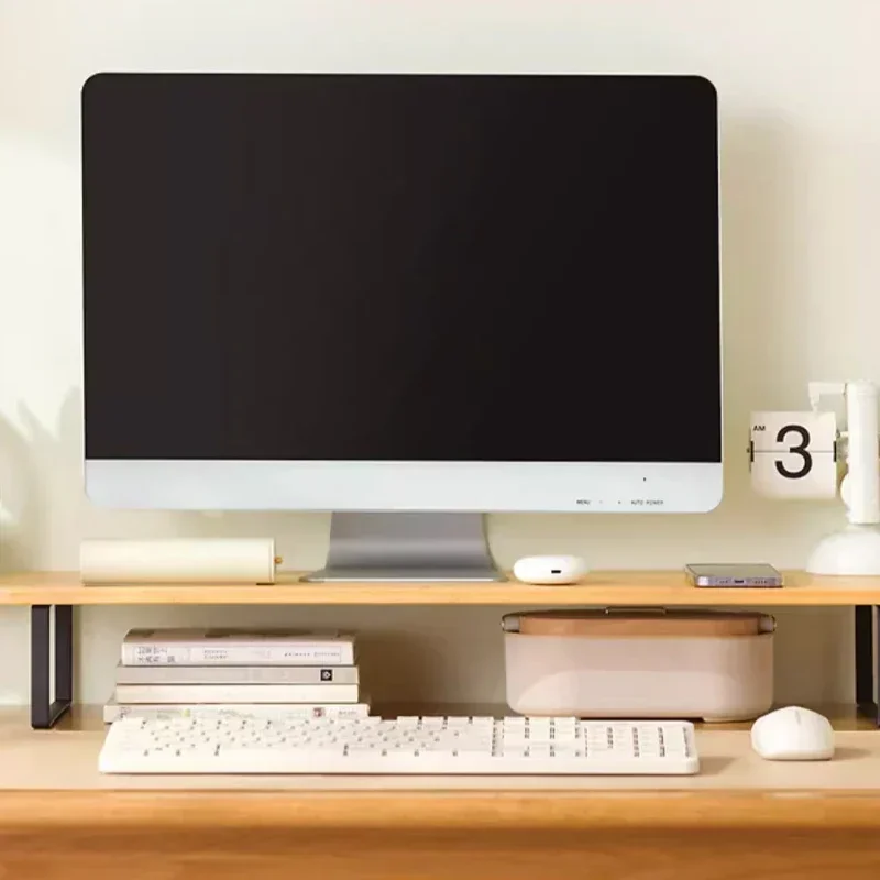 Desktop Computer ShelfElevated Desk Display Stand for Monitor Screen ElevationDormitory Table OrganizerErgonomic Monitor Stand