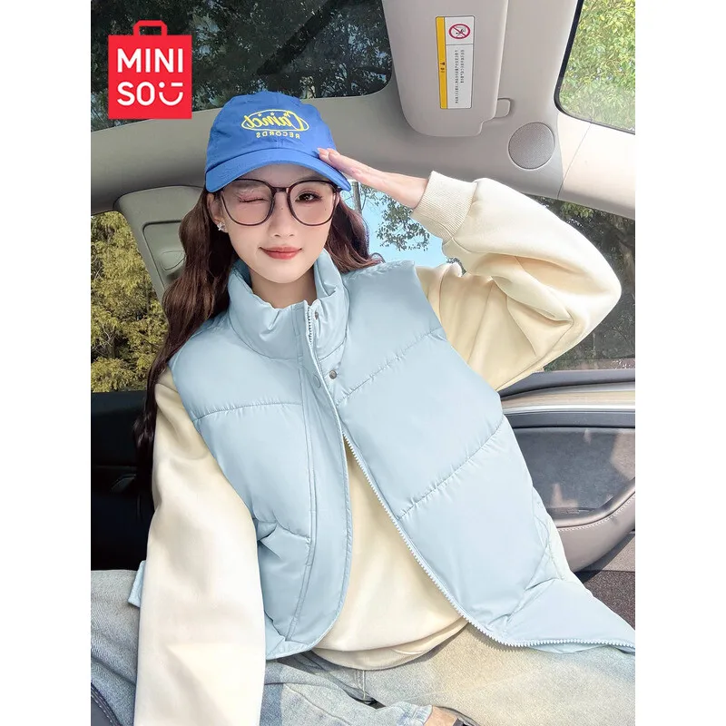 

Mingchuang Премиум теплая хлопковая куртка для женщин, новинка 2023 года, зима, маленький размер, плотное пальто, верхняя одежда, жилет D