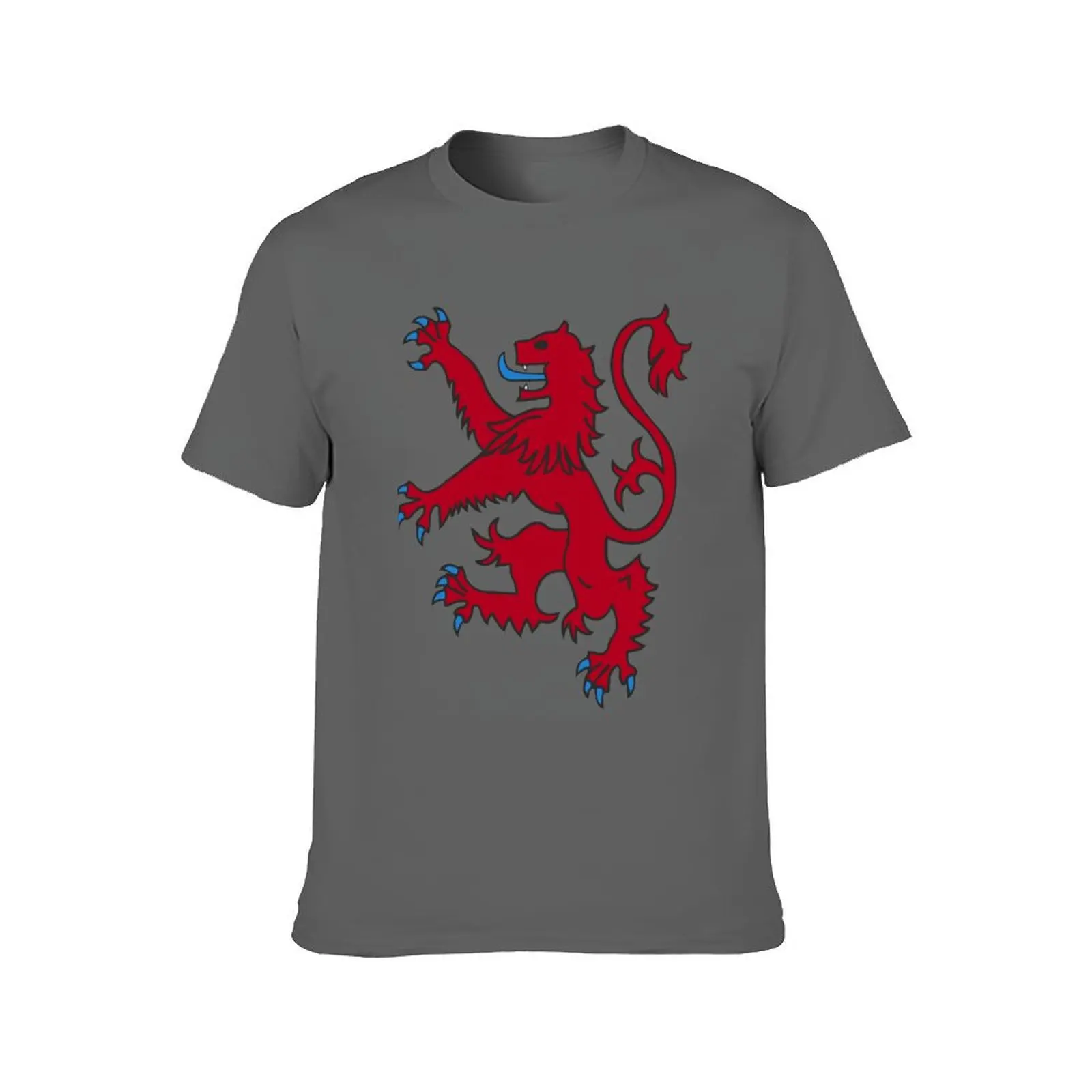 Lion Rampant T-Shirt Clothing summer shirt rapper graphic tees T-shirts for men cotton