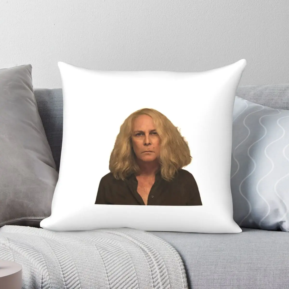 Jamie Lee Curtis Pillowcase Polyester Linen Velvet Pattern Zip Decor Pillow Case Sofa Seater Cushion Cover