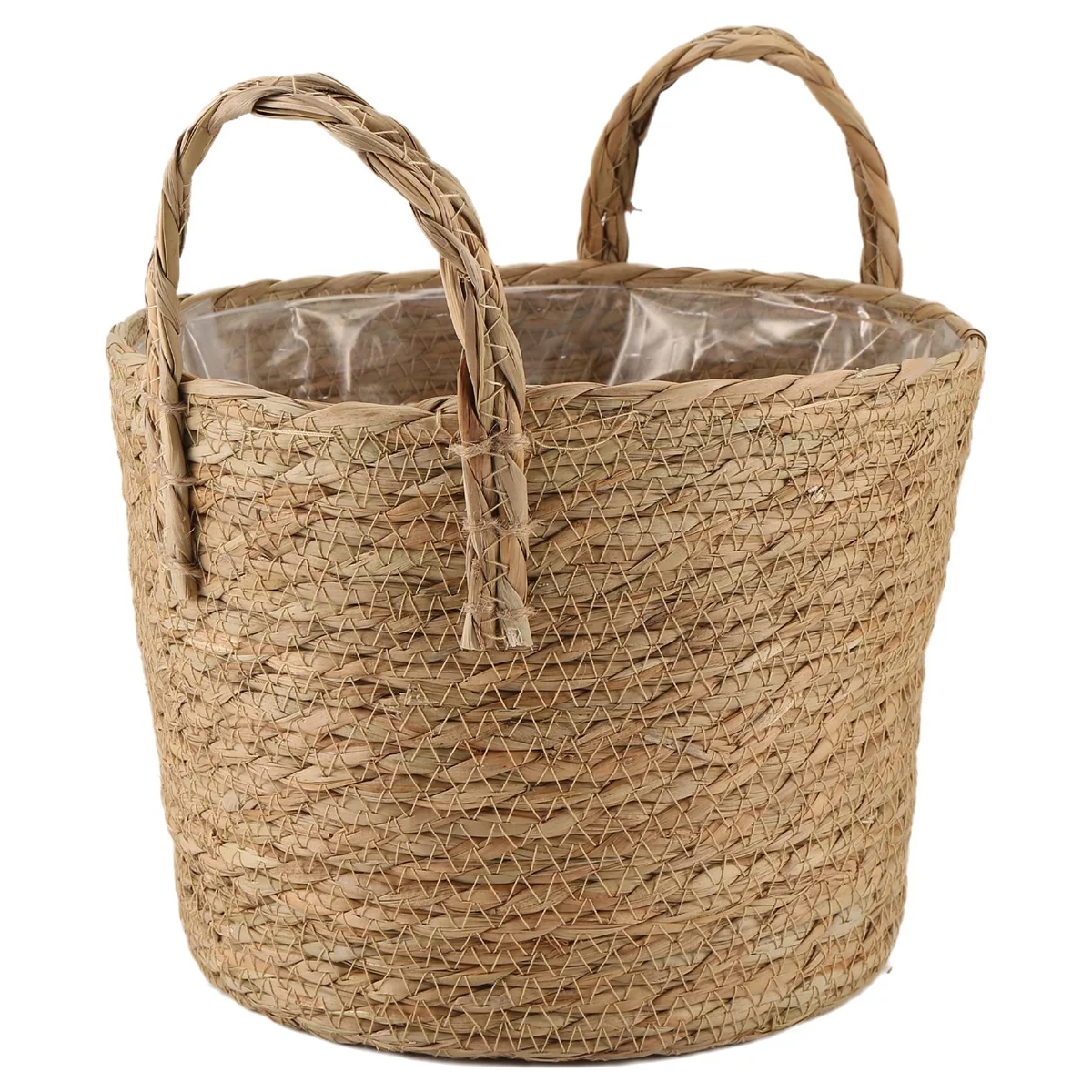 

NOCM Plant Pots Seagrass Planter Basket Flower Pot Cover Woven Plant Container Vase Wicker Trash