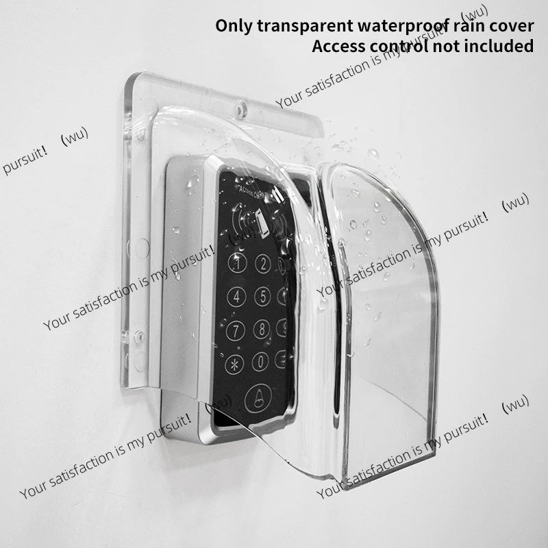 Door Bell Ring Chime Button Transparent Protective Cover For Home Doorbell Waterproof Cover For Wireless Doorbell