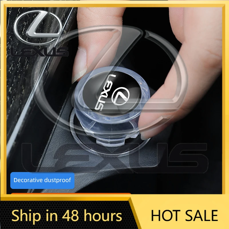 

Горячая новинка 2026: Наклейки для интерьера Lexus, заглушки для прикуривателя, автоаксессуары для Lexus F SPORT ES RX NX LS UX LM LX GX LC