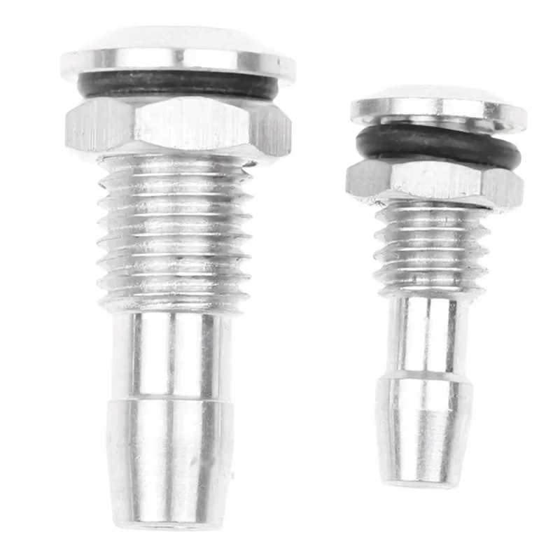 DELAM-2 Pcs Aluminum RC Boat Water Outlets Thread With O-Ring Screws For RC Boat For Motor Cooling