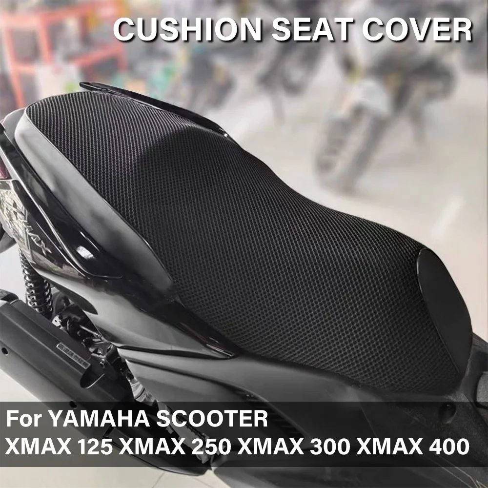 Per YAMAHA XMAX X-MAX 125 250 300 400 XMAX300 Moto Scooter Coprisedile 3D in Rete Traspirante Anti-UV e Termoisolante
