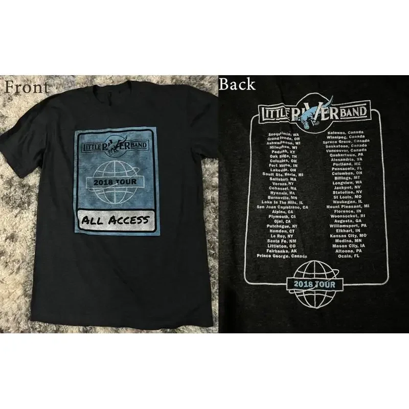 Little River Band All Access Tour T Shirt Cotton Size Uu344