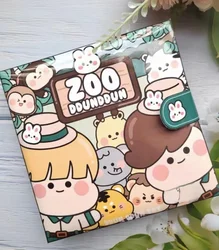 Cartoon Zoo Theme Children's Dress Up Stress Relief Pinch Toy Book Handmade Diy Homemade Quiet Book Material Package