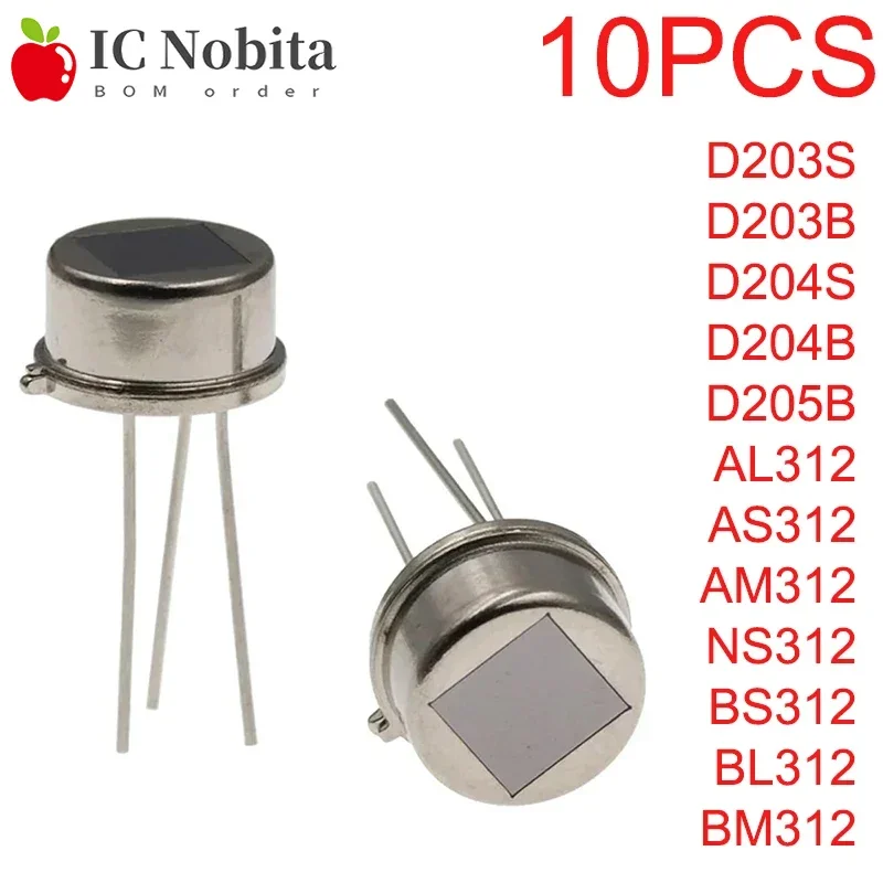 

10PCS Thermoelectric Human Infrared Sensor D203S D203B D204S D204B D205B AL312 AS312 AM312 NS312 BS312 BL312 BM312 PIR Sensor