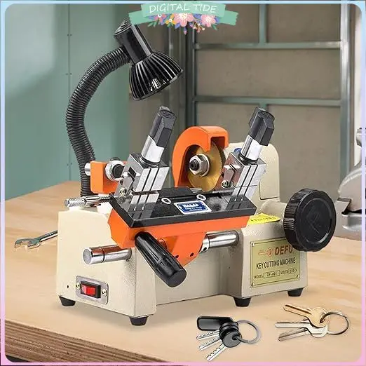 Horizontal Electronic Keying Machine Desktop Electronic Key Duplicating Machine DF-001 Portable Copying Factory direct sales