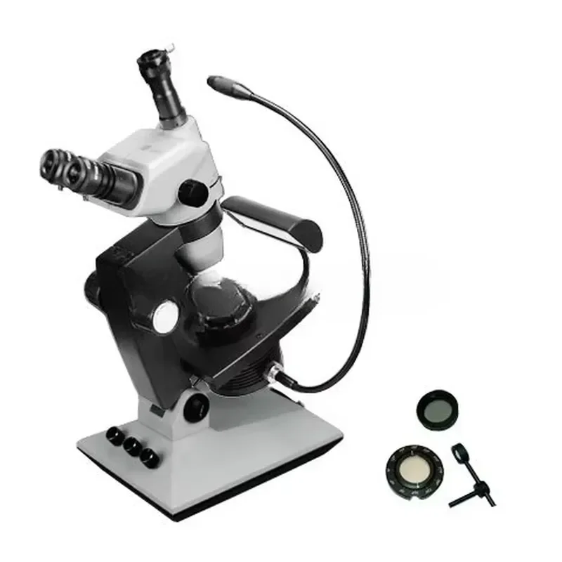 for Jewelry Student Gemology Study Tool with 4 Illumination Systems 10X-67.5x Multifunction Optical Microscope