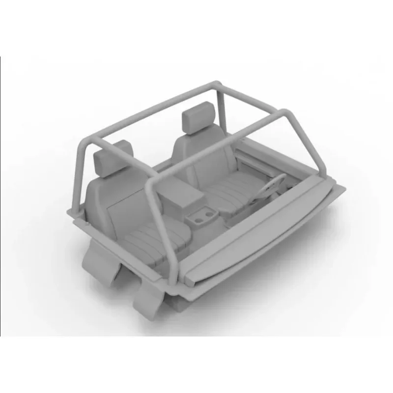 RC Scale Interior Kit Built-in Cab Roll Cage for 1:10 Traxxas TRX4 1979 Ford Bronco,RC Crawler Decoration Upgrade Accessories