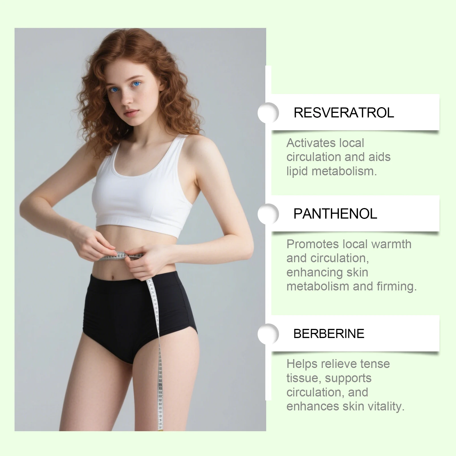 Berberine x NAD+ Weight Management Assistance Patch Weight Loss Slimming Belly Fat Burner Detox Sticker Nano Microneedle Patch