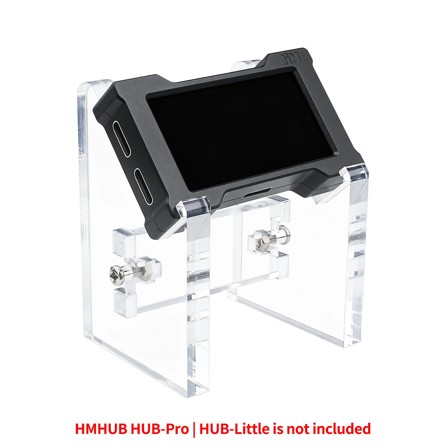 Acrylic Holder for HMLAB HUB-Pro HUB-Little Transparent Bracket  Desktop Stand for HM USB HUB Pro 2-To-3 Port