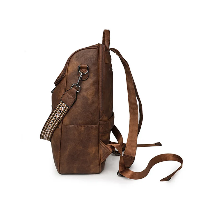 حقيبة ظهر ريترو للطلاب الجامعيين 2026 ربيع جديد عصري حقيبة فاخرة على ظهره سعة كبيرة تصميم حقيبة كمبيوتر #4