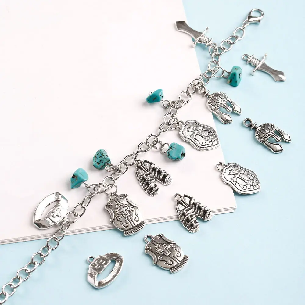 

Alloy samurai helmets, armor, shields, equipment, bracelets, pendants, fashionable accessories