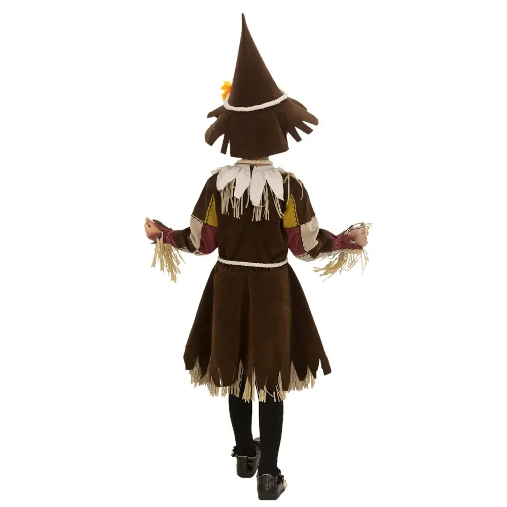 

NEW Halloween Scarecrow Parent-Child Costume Carnival Party Performance Circus Clown Horror Ghosts Quinn Dress