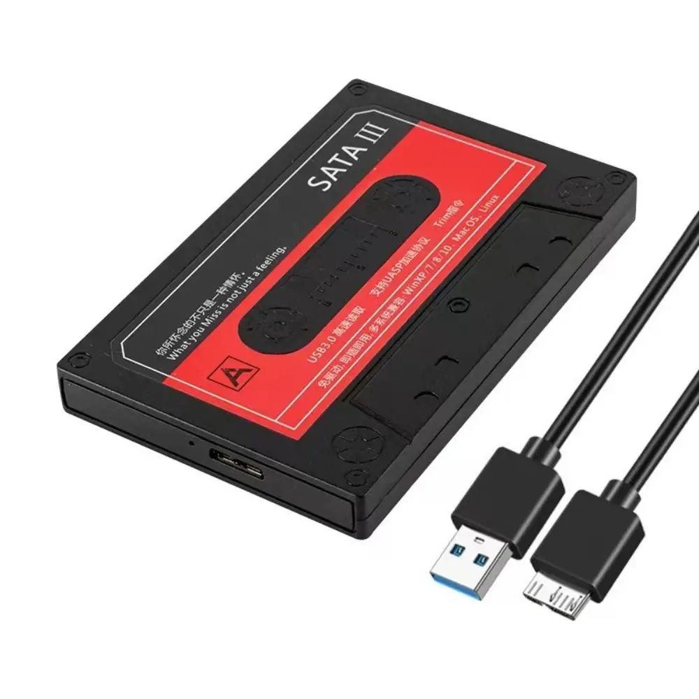 New 2.5 Inch External Hard Drive Enclosure USB 3.0 SATA 5Gbps HDD Enclosure Portable SATA Enclosure
