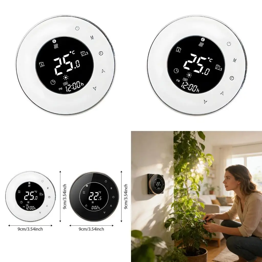 

Универсальный регулятор для различных нагревательных устройств, включая настенные печи, простой в установке и обеспечивающий