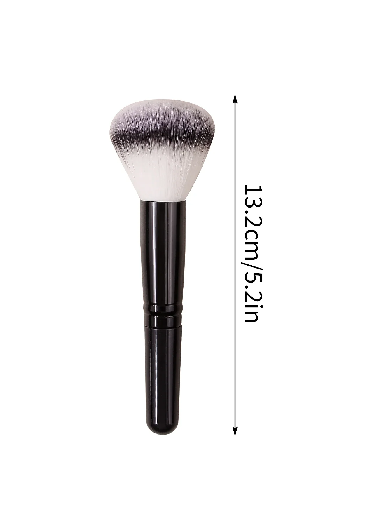 1PC Wortel Blush & Nagelborstel - Multifunctionele nylon borstelharen voor gezicht/make-up/stof, draagbare reisschoonheidstools