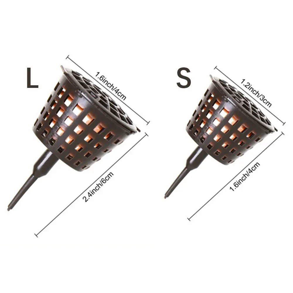 20Pcs Portable Fertilizer Box Bonsai Tool Fertilizer Cover Basket Box Case Plastic Plant Bug Nursery Pots