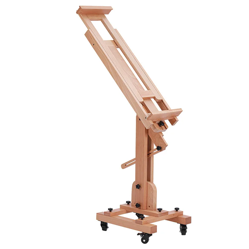 

Solid wood flat dual-purpose easel beech wood art Chinese painting oil painting foldable artboard bracket multi-functional