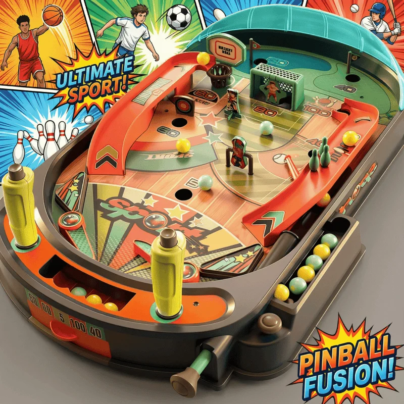 Pinball Marble Maze Game Toy For Kids Education Hand Eye Coordination Skill Development Parent Child Interactive Board Game Gift
