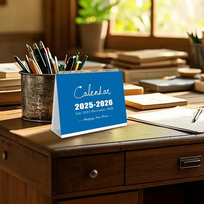 

Desk Calendar 2025-2026 Small Year Of Snake Desktop Monthly Planner Paper Monthly Planner Home Decorations For Office School