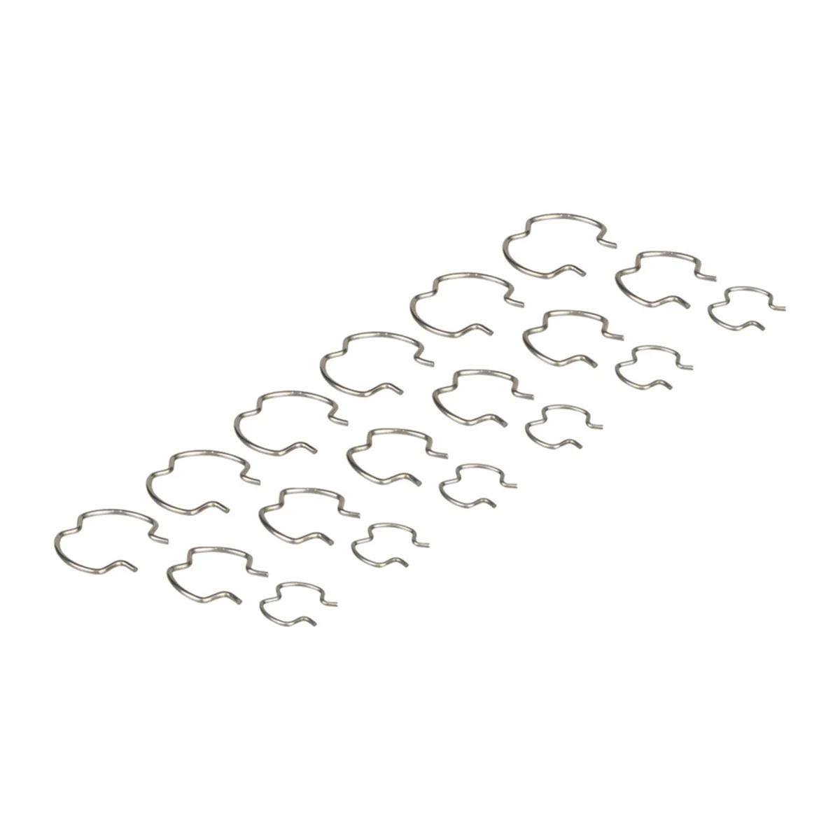 Klip garis pendingin transmisi penahan klip konektor cepat 18 buah 800-801 6-3/8 inci. 6-1/2 inci. 6-5/8 inci