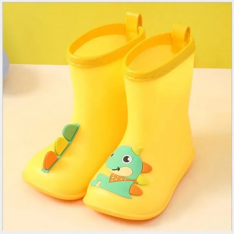 Newest Girl Rainboots Classic Waterproof Children\'s Shoes Kids Rain Boots Pvc Rubber Boots Kids Baby Water Shoes Boy Rain Boots