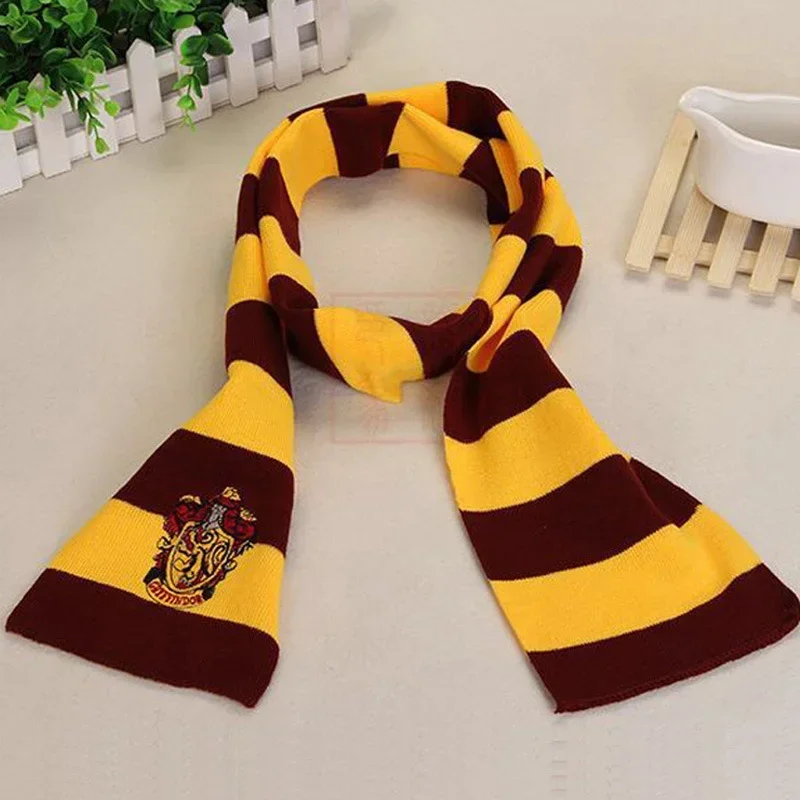 Écharpe Harry Potter en Acrylique, Cosplay du Campus des Étudiants, Danemark ge du Collège Gryffondor Poufsouffle, Beau Cadeau d\'Assemblage