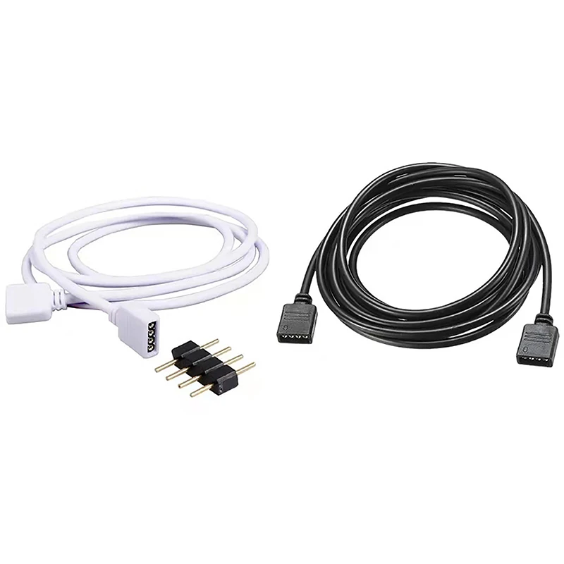 RGB Extension Cable 4Pin LED Connector Extension Cable Cord RGB 5050 3528 LED Strip Extend Connection Wire For LED Strip Light