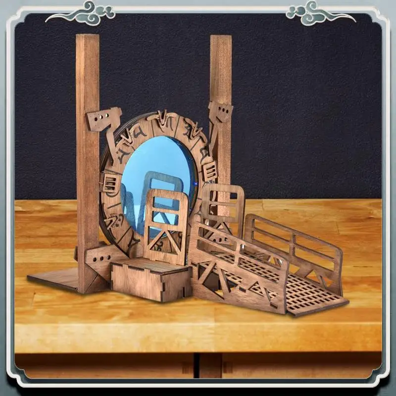 

Подставки для книг Galaxy Gate премиум-класса, подставки для книг, креативные трансграничные время, туннель, волшебный портал, подставки для книг для офисной книжной полки