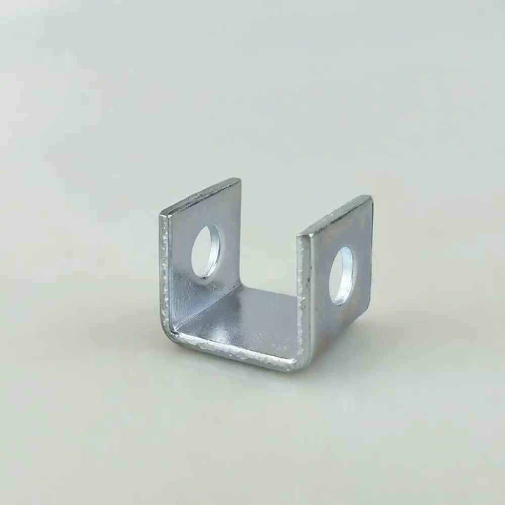 Heavy Duty Carbon Steel Pipe Clamp U Shaped Bracket Mounting Hardware Square Pipe Holder For Professional Plumbing Works