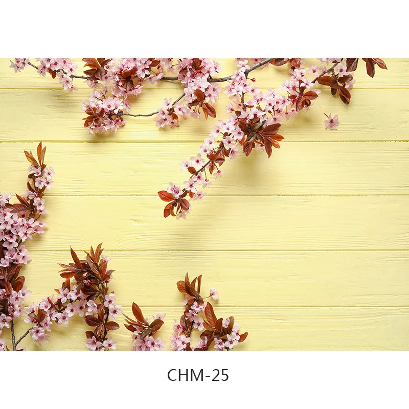 Художественный тканевый фон SHUOZHIKE с цветами и деревянными досками для фотосъемки реквизит для рождественского дня фотографический фон ткань