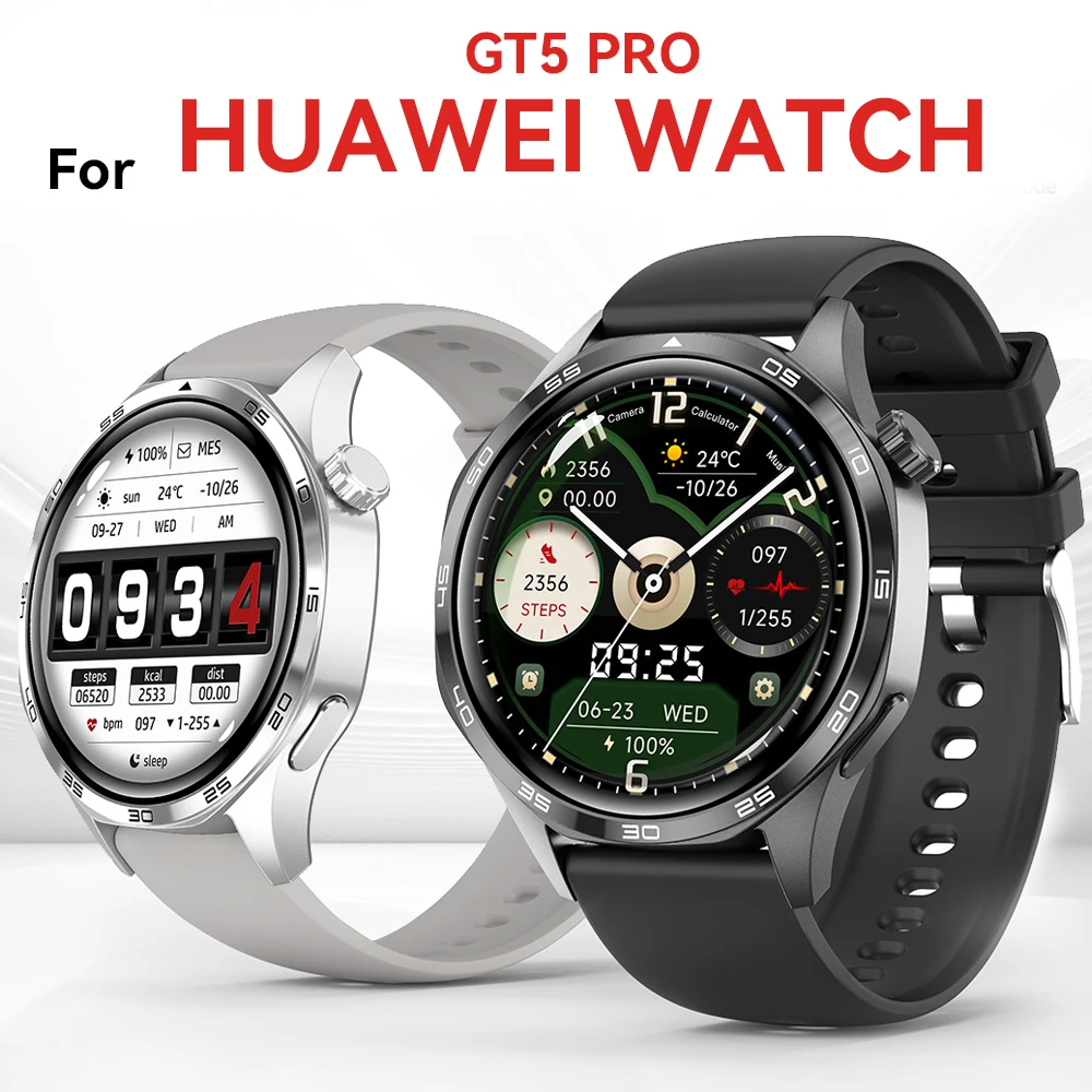 

Для Huawei GT5 PRO Смарт-часы Мужские часы 5 Pro AMOLED HD Экран Bluetooth Вызов GPS NFC Сердечный ритм Водонепроницаемые SmartWatch 2024 Новый