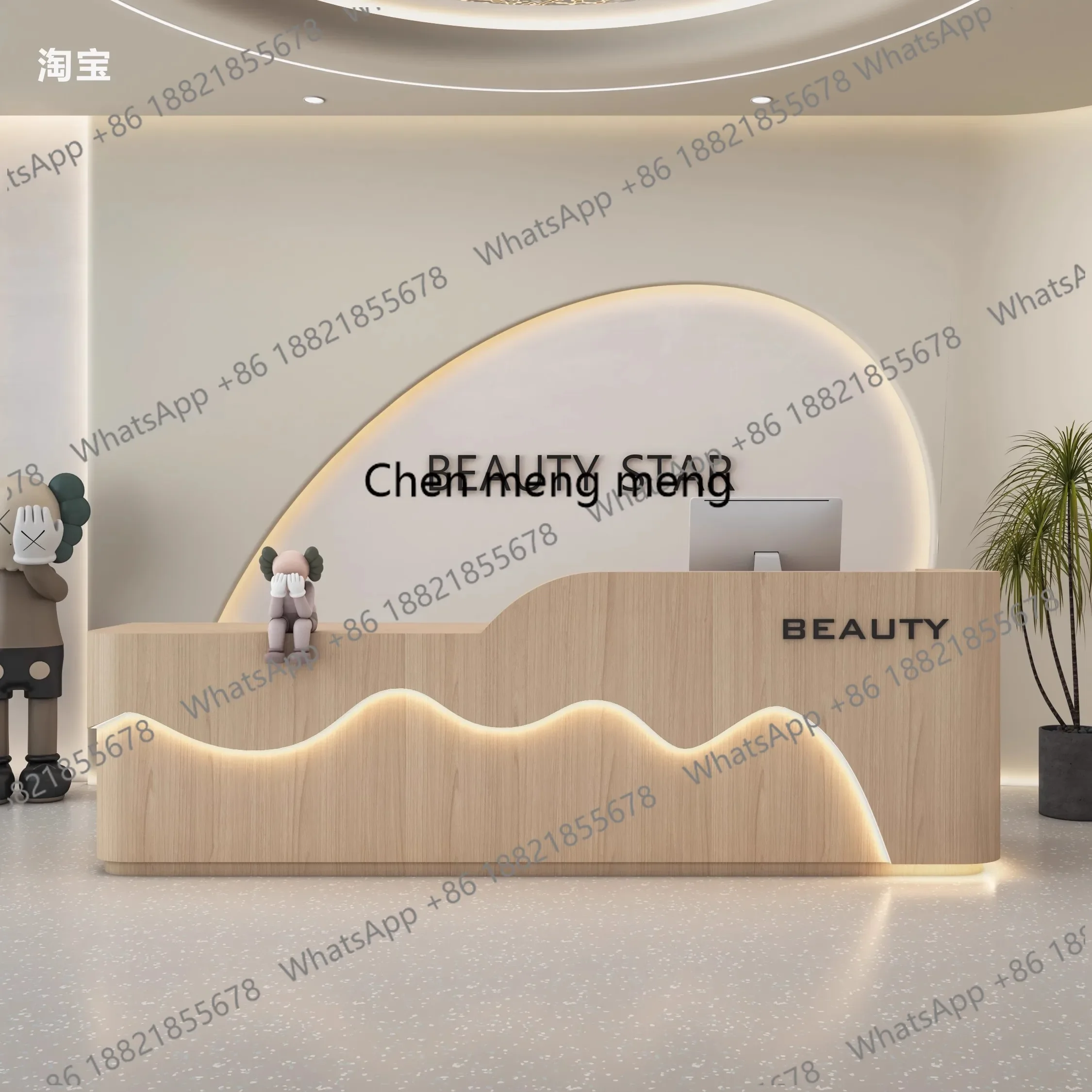 

Новое поступление, столы для салона красоты, касса, приветственная стойка, высококачественный светильник, роскошный дизайн, промышленные изогнутые столы Escrivaninha Fur