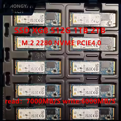 Original For KIOXIA XG8 XG7 512G 1T 2T M.2 2280 PCIe 4.0 NVMe Desktop Laptop Solid State Drive SSD