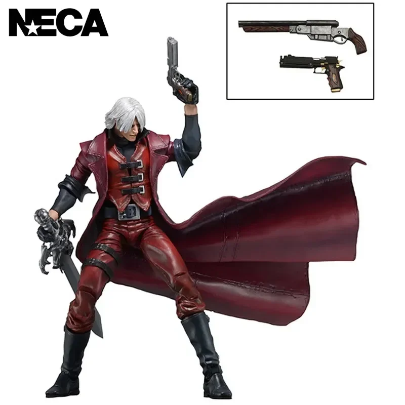 Neca Devil May Cry Dante Action Figures Game Peripherals Game Figure 15cm Model Figure Toys Birthday Gifts For Kids