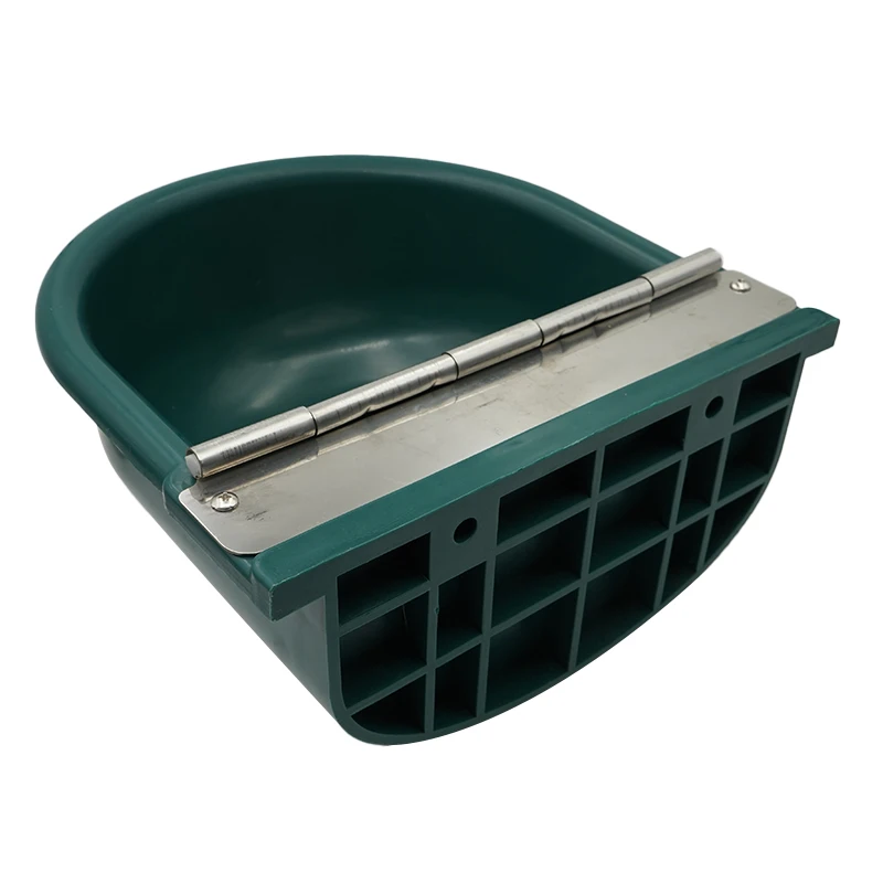 Livestock Cattle Water Bowl, High Quality Plastic with Drain Hole Drinking Trough, Horse Goat Cow Farm Animal Feeding Eqipments