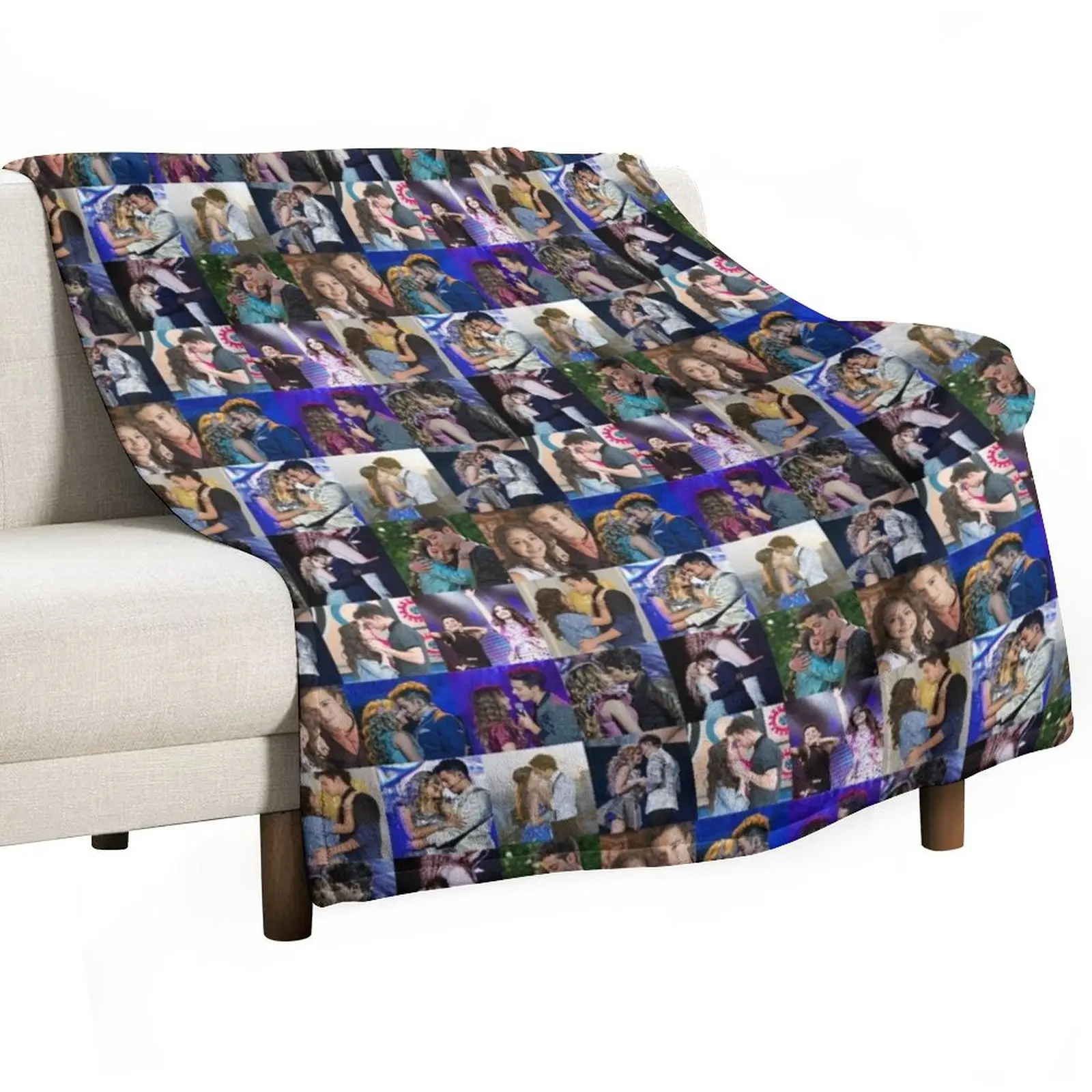 Lutteo collage Throw Blanket Designers Soft Sofas Stuffeds Winter beds Furry Blankets