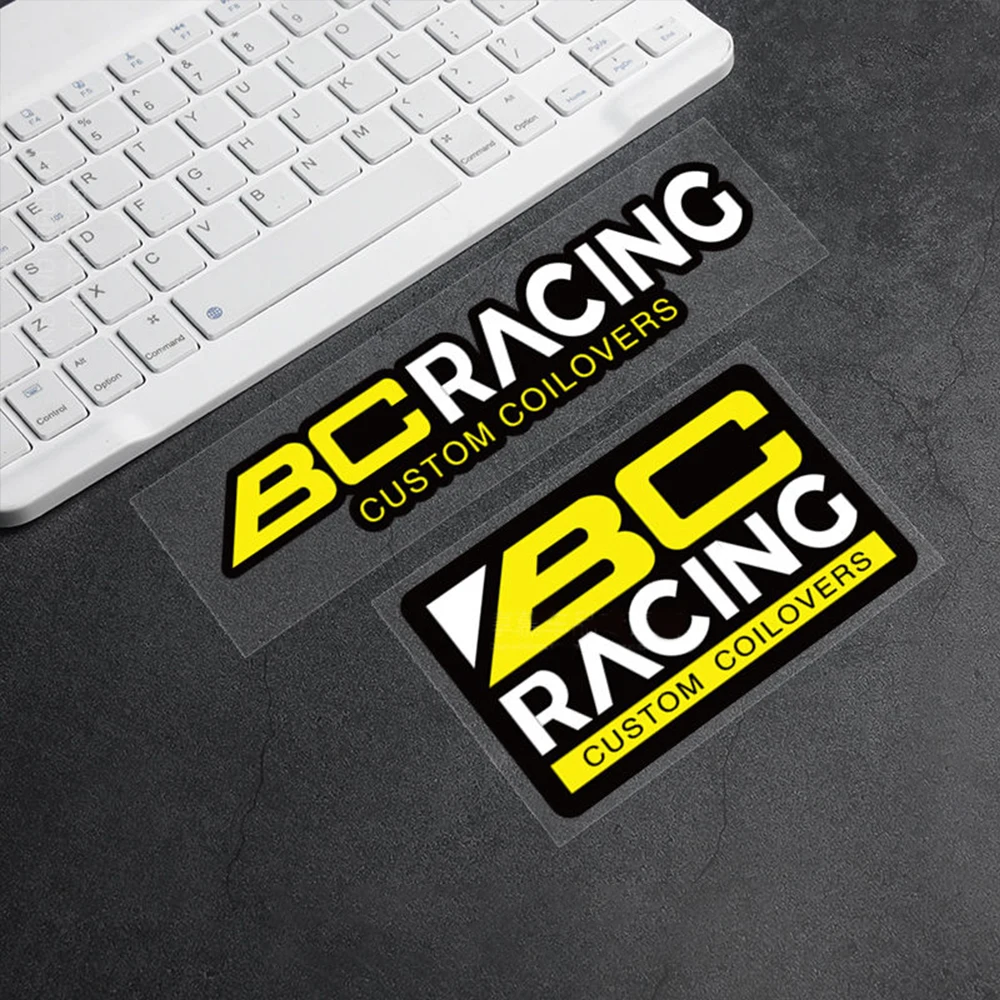 BC RACING Personalized Sticker Motorcycle Car Modification Sponsor Reflective Stickers Body Decorative Masking Scratches Sticker