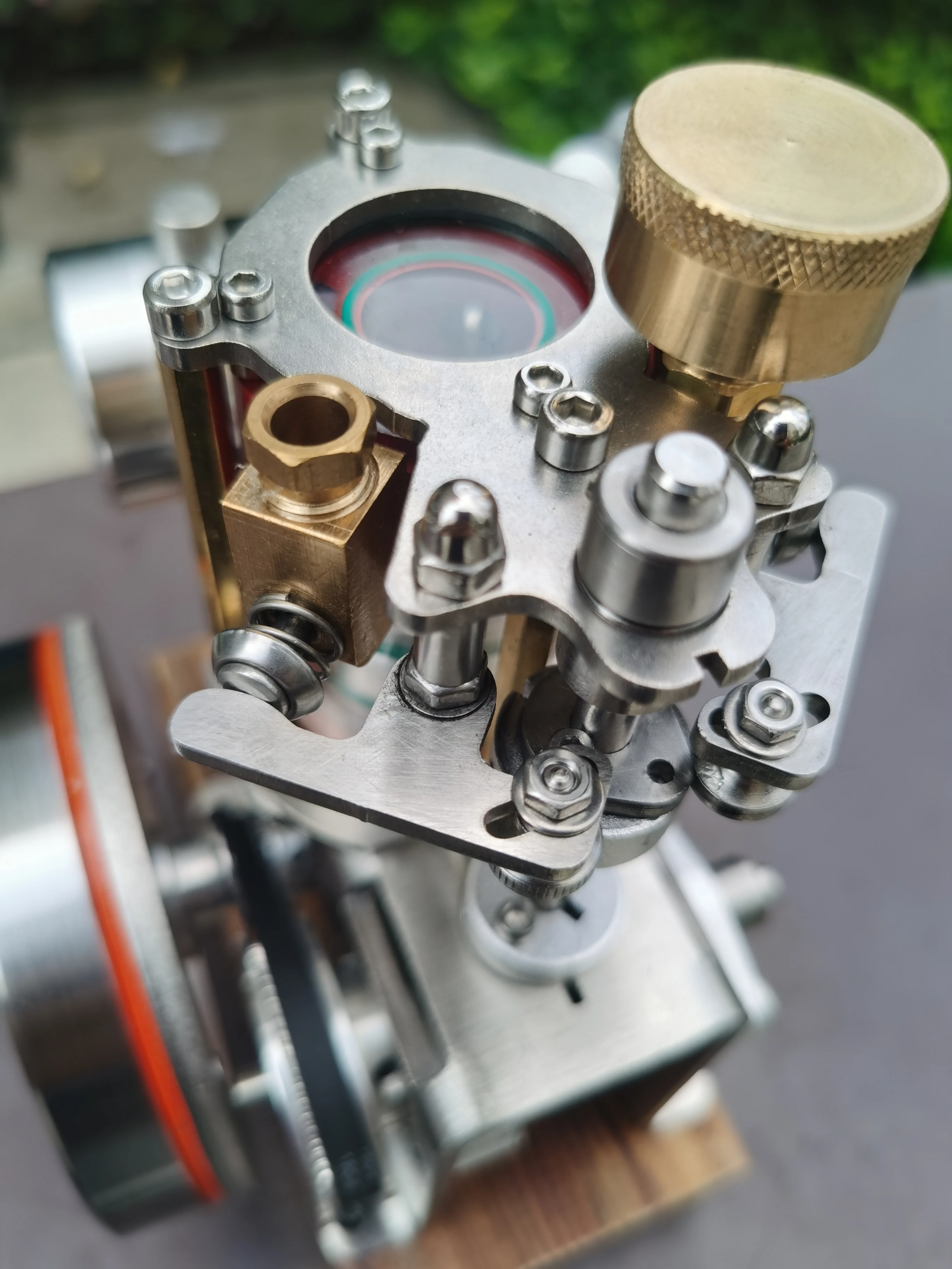 Vertical Water Cooled Engine Model Metal Single Cylinder Four Stroke Internal Combustion Engine DIY Toys Physics Experiment - Image 2