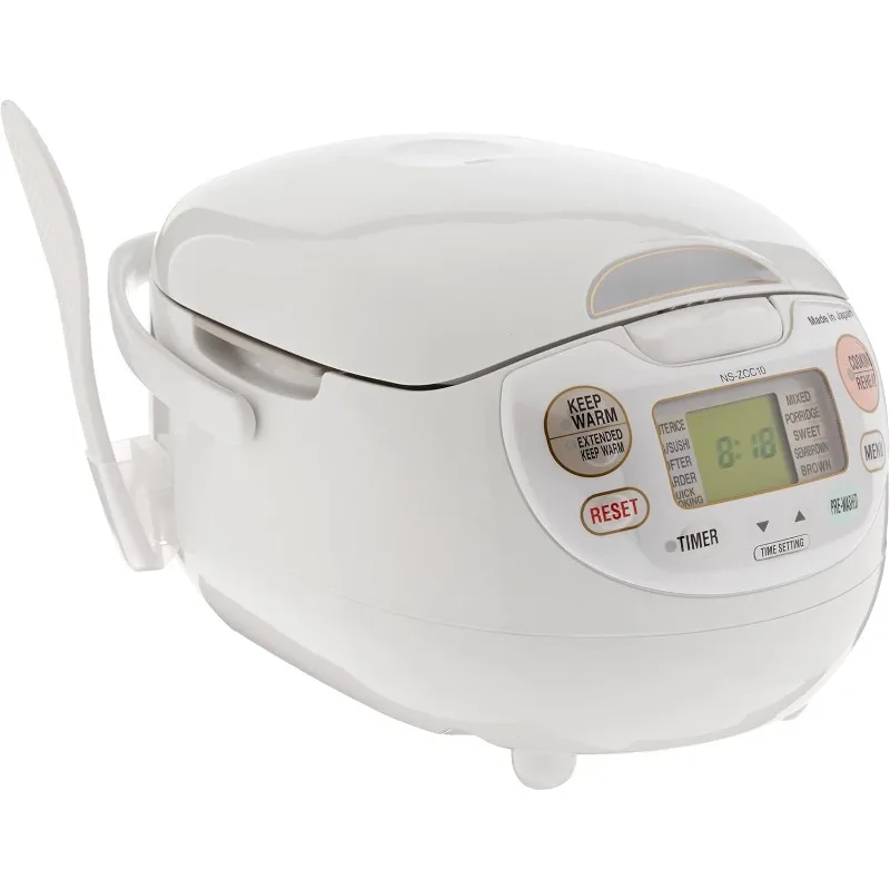 home.Neuro Fuzzy 10-Cup Rice Cooker and Warmer (أبيض ممتاز)