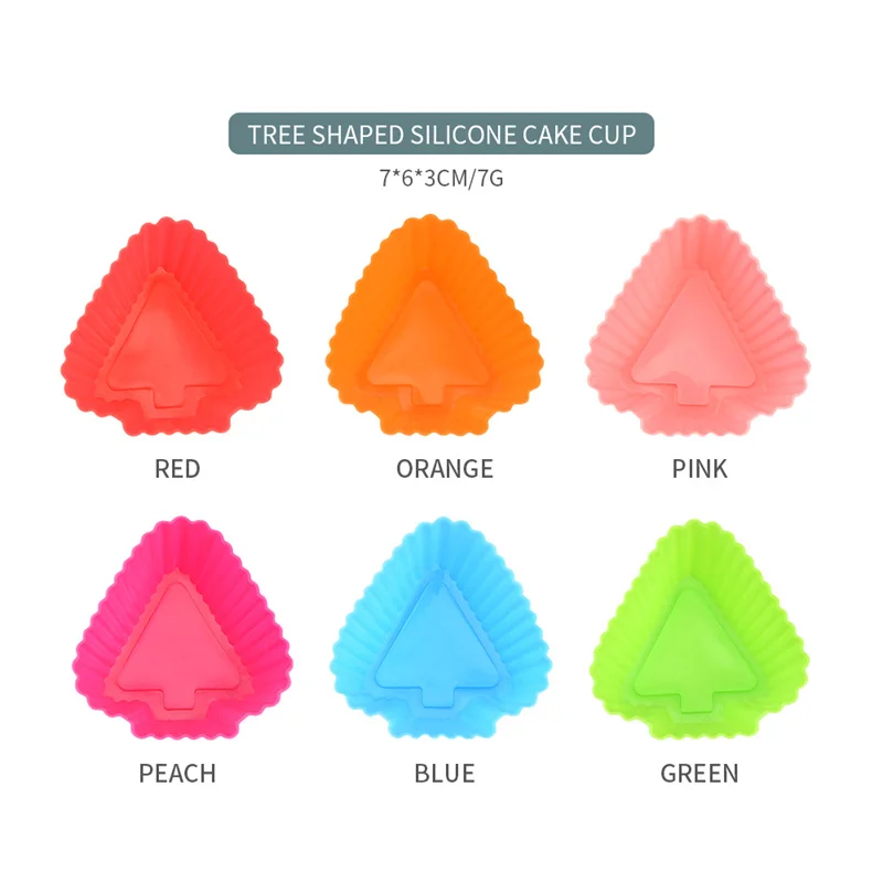 1Pcs Colorful Silicone Cupcake Liners Reusable Baking Cups Nonstick Easy Clean Pastry Muffin Molds image 4