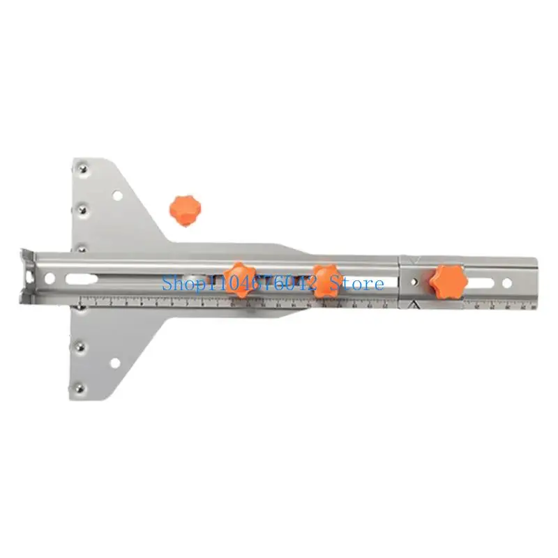 652F Universal Heavy Duty Routers Circle Cutting Template With Double Locking System Featuring Slide Rails For Stable