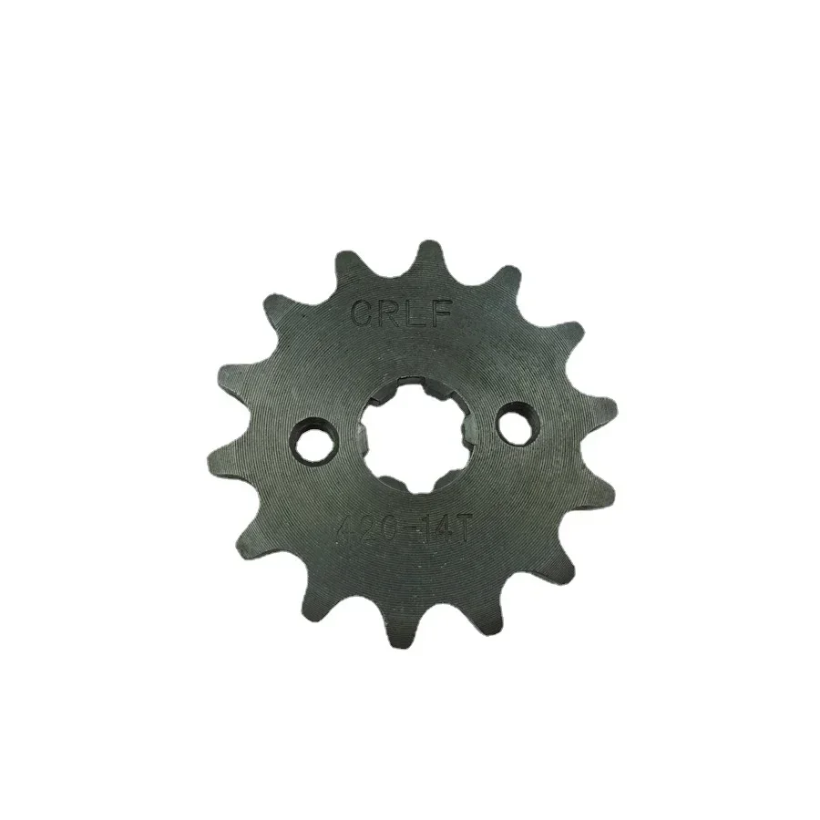 Motorcycle 420 Small Sprocket -14 Tooth Before Small Flywheel Material Cast Iron Free Shipping Universal Accessories