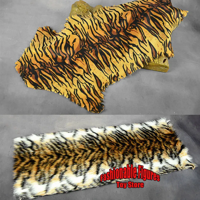 1/6 مقياس لتقوم بها بنفسك تقليد النمر منقوشة بطانية الجندي مصغرة الحيوان وسادة كرسي لجسم عمل الشكل 12 بوصة #1