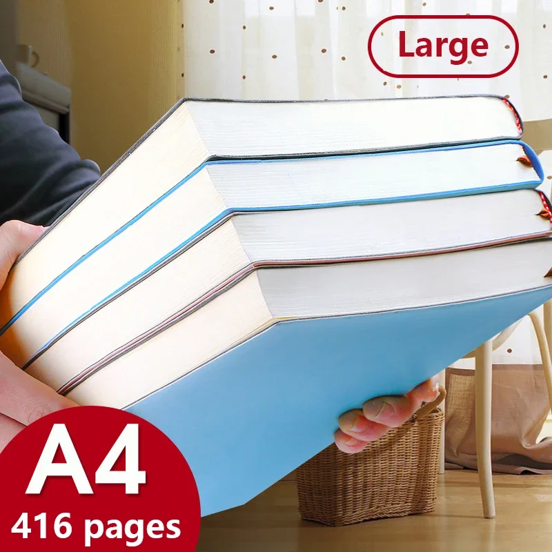 مذكرة A4 كبيرة بخط مُستقيم بسماكة 29×21 سم و416 صفحة – تقييم شامل لمنتج sm416